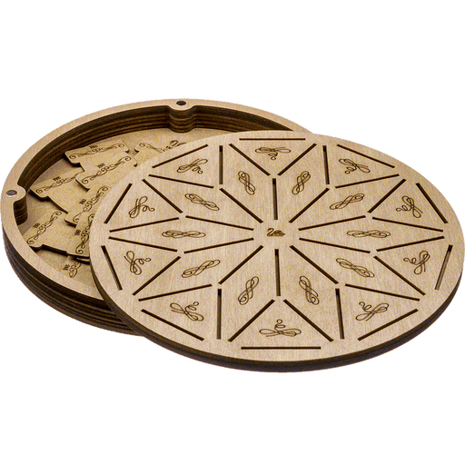 Storage Box for handcraft and 42 bobbins included Wonderland Crafts Organizer Box - HobbyJobby