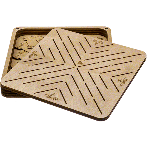 Storage Box for handcraft with 46 bobbins Wonderland Crafts Organizer Box - HobbyJobby