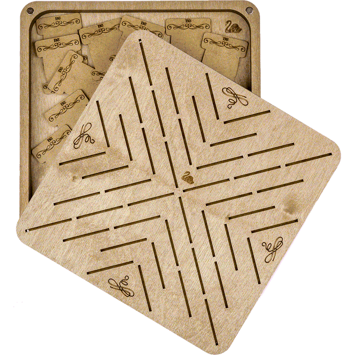 Storage Box for handcraft with 46 bobbins Wonderland Crafts Organizer Box - HobbyJobby