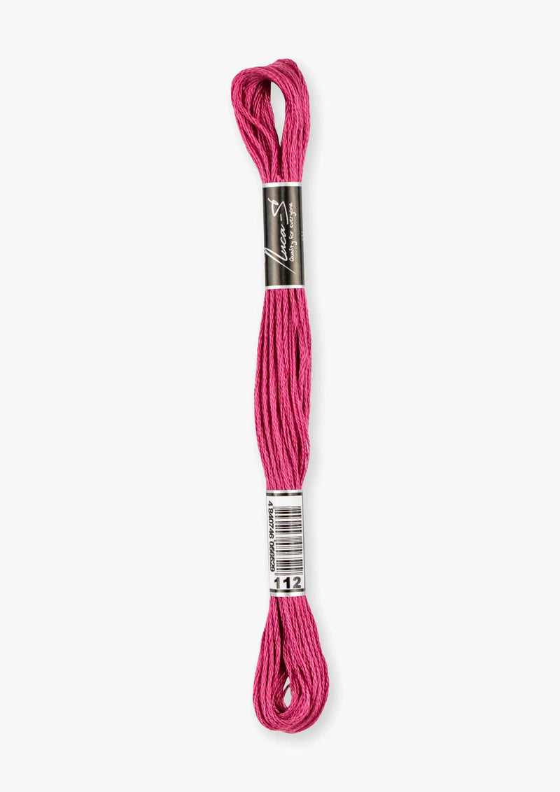 Stranded Cotton Luca-S - 112 / DMC 3687 / Anchor 76 Stranded Cotton - HobbyJobby