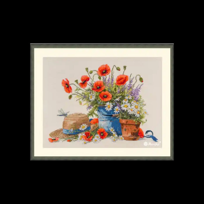 Cross Stitch Kit Merejka - SUMMER STILL LIFE 28X38 SK252