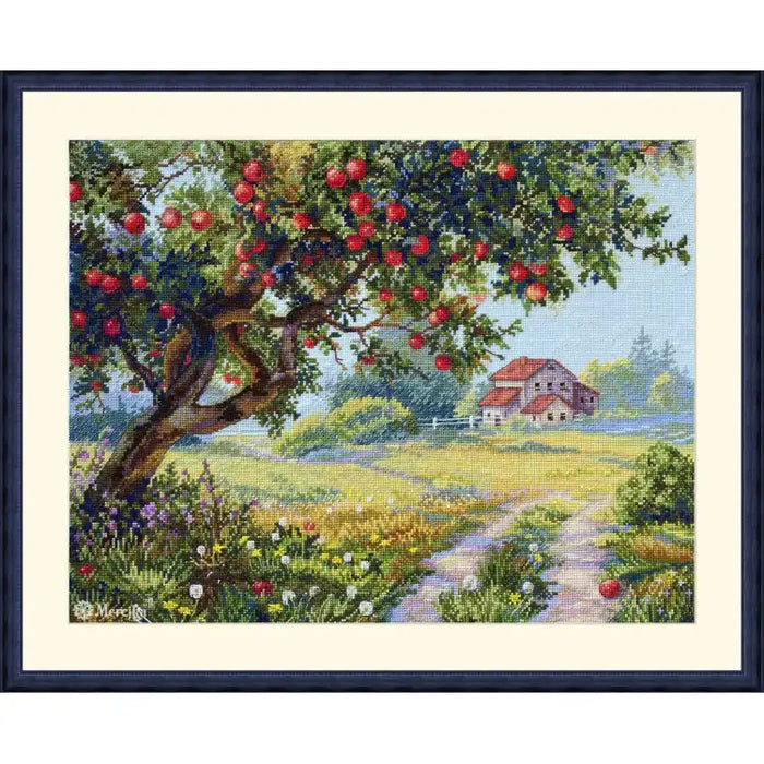 Cross Stitch Kit Merejka - THE OLD APPLE TREE 29,5X38,5 CM SK255