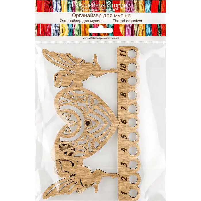 Thread Organizer - Wooden Floss Organizer Wonderland Crafts Floss Organizer - HobbyJobby