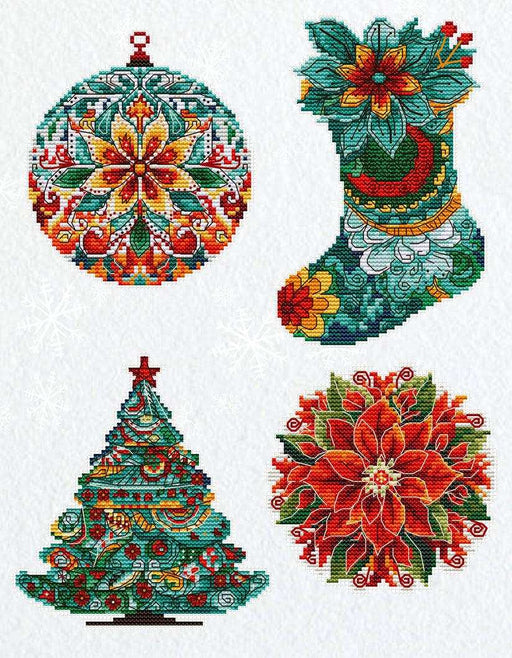 Toys Cross Stitch Kits - Christmas Decorations, JK042 Luca-S Cross Stitch Toys - HobbyJobby