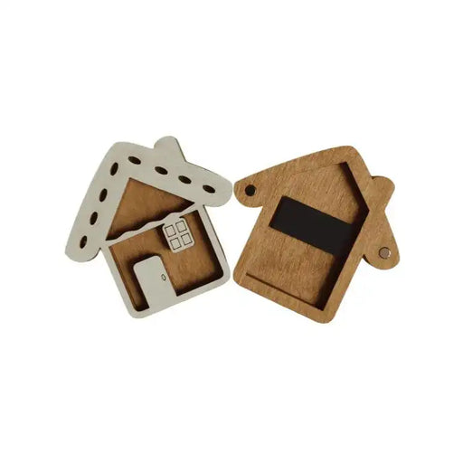 Wooden needle case "Cookie House" HobbyJobby Needle Cases - HobbyJobby