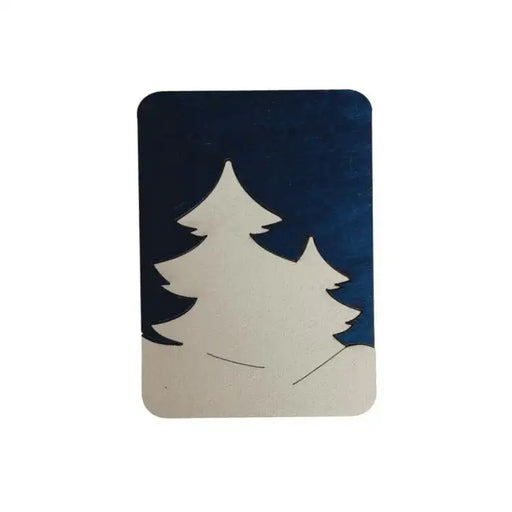 Wooden needle case "Winter forest" HobbyJobby Needle Cases - HobbyJobby