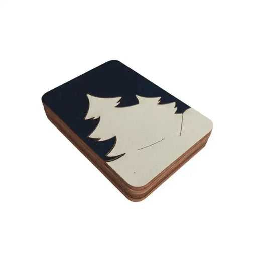 Wooden needle case "Winter forest" HobbyJobby Needle Cases - HobbyJobby