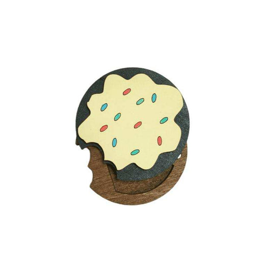 Wooden needle case "Yellow cake" HobbyJobby Needle Cases - HobbyJobby