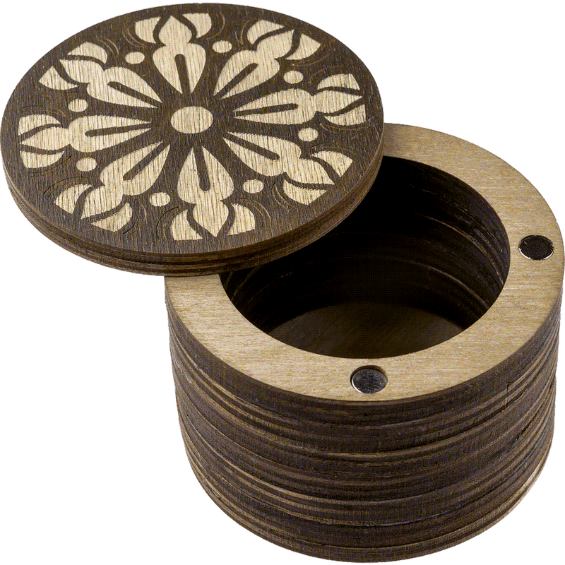 Wooden Storage Box for Handcrafts Wonderland Crafts Organizer Box - HobbyJobby
