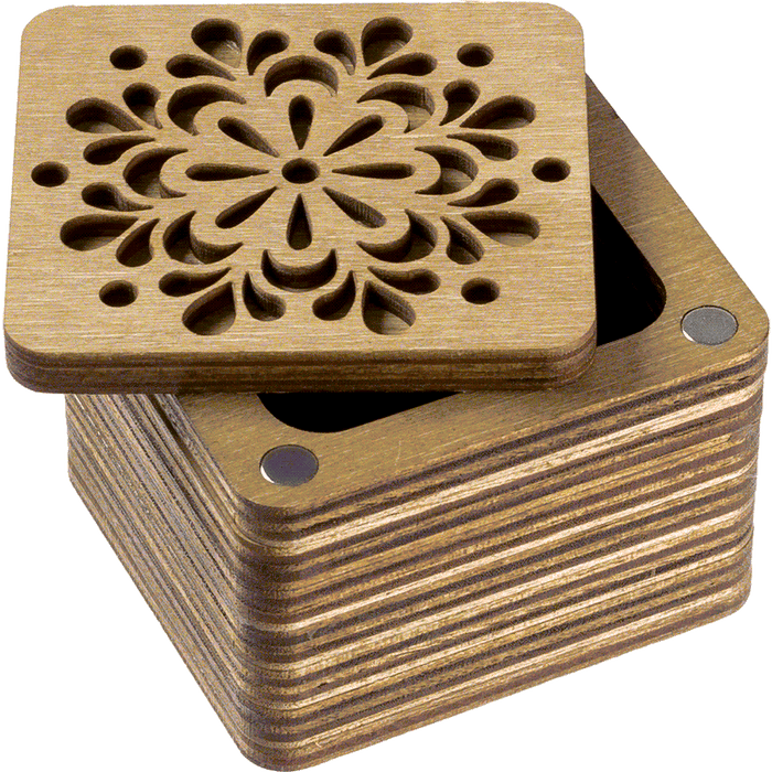 Wooden Storage Box for Handcrafts Wonderland Crafts Organizer Box - HobbyJobby