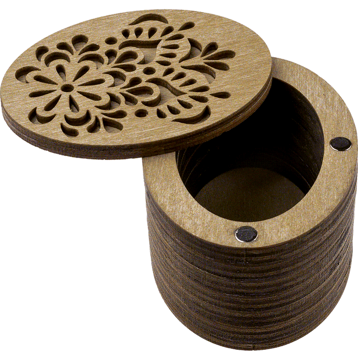 Wooden Storage Box for Handcrafts Wonderland Crafts Organizer Box - HobbyJobby