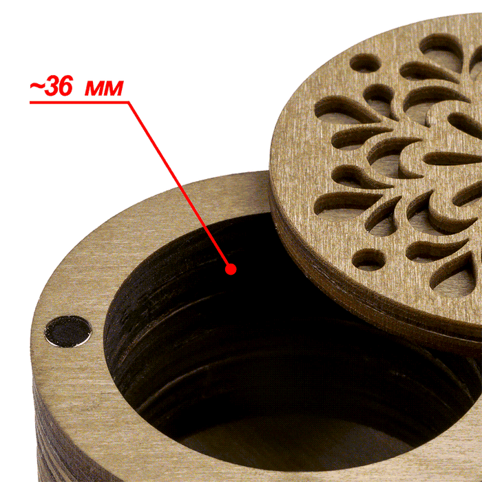 Wooden Storage Box for Handcrafts Wonderland Crafts Organizer Box - HobbyJobby