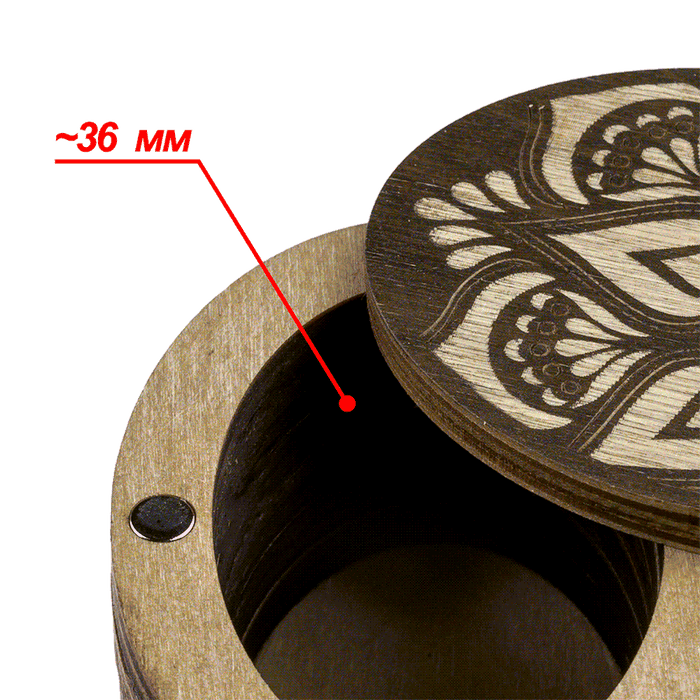 Wooden Storage Box for Handcrafts Wonderland Crafts Organizer Box - HobbyJobby