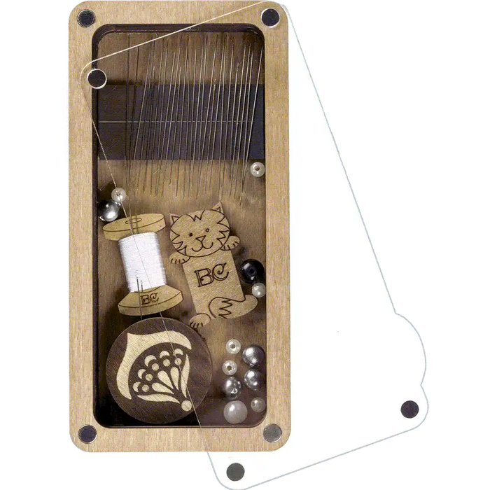 Wooden Storage Box for Handcrafts Wonderland Crafts Organizer Box - HobbyJobby