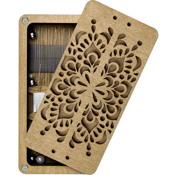 Wooden Storage Box for Handcrafts Wonderland Crafts Organizer Box - HobbyJobby