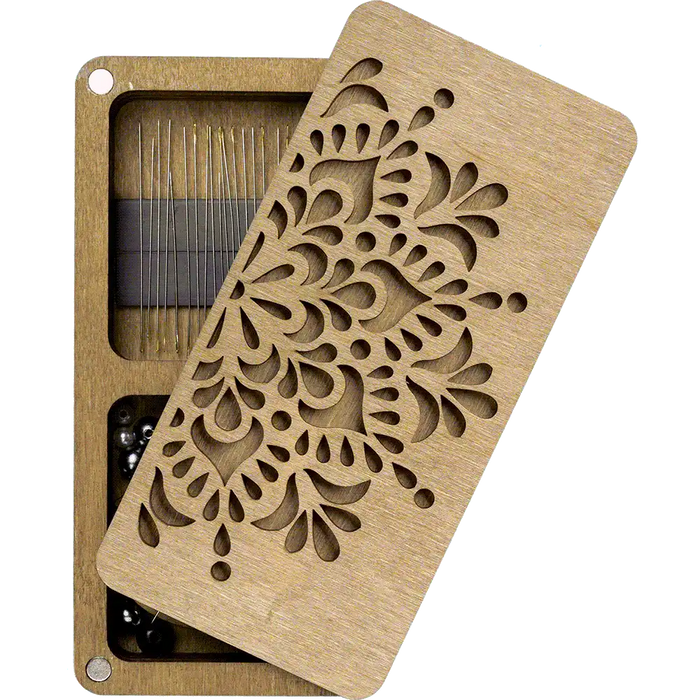 Wooden Storage Box for Handcrafts Wonderland Crafts Organizer Box - HobbyJobby