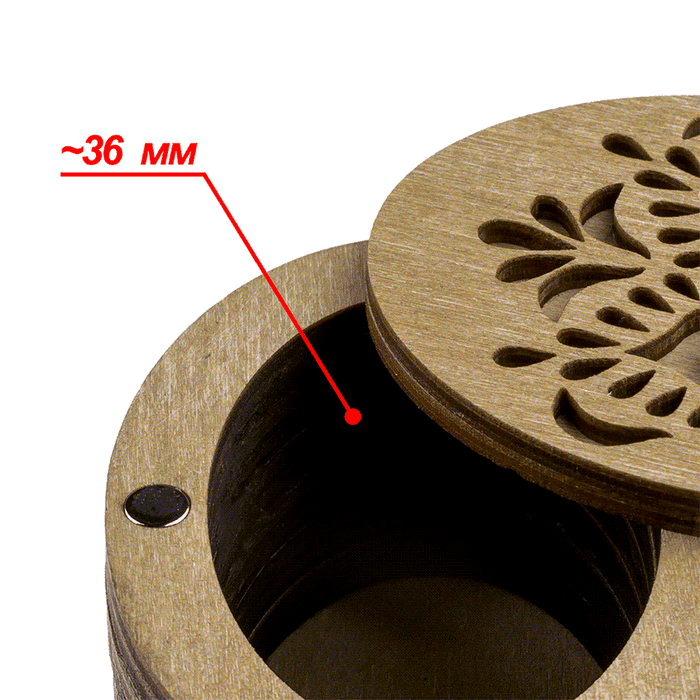 Wooden Storage Box for Handcrafts Wonderland Crafts Organizer Box - HobbyJobby