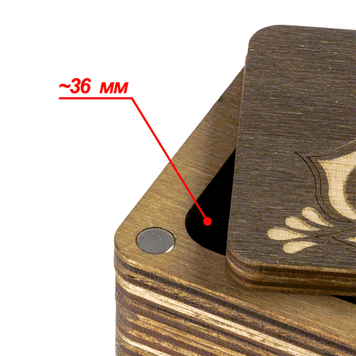 Wooden Storage Box for Handcrafts Wonderland Crafts Organizer Box - HobbyJobby