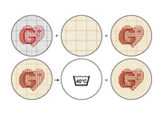 Aida 18 Count Zweigart Needlework Fabric color 2169 - Easy Grid Fabric Fabric - HobbyJobby
