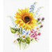 Alisa Cross Stitch Kit - Bouquet With Sunflower Alisa Cross Stitch Kits - HobbyJobby
