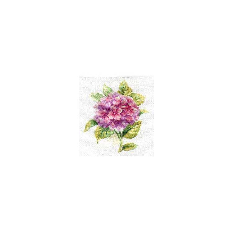 Alisa Cross Stitch Kit - Hydrangea Alisa Cross Stitch Kits - HobbyJobby