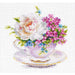Alisa Cross Stitch Kit - "Light Colors Of The Morning. Cup With Peony" Alisa Cross Stitch Kits - HobbyJobby