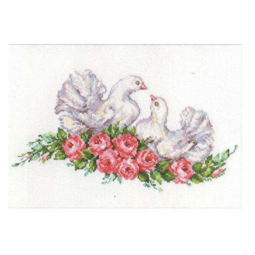 Alisa Cross Stitch Kit - Lovebirds Alisa Cross Stitch Kits - HobbyJobby