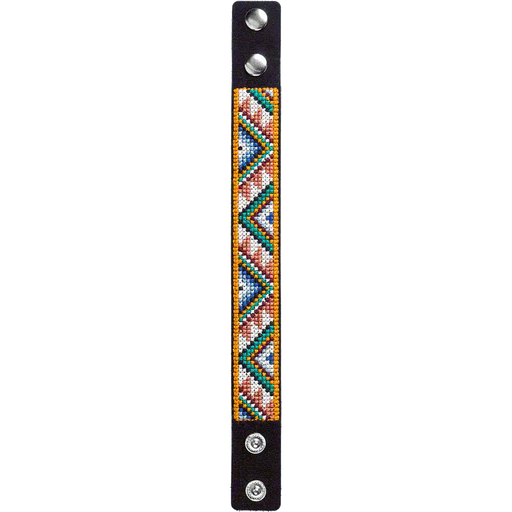Bracelet Needlecraft Kit - Cross Stitch Kits on Leather Wonderland Crafts Bracelet Kits - HobbyJobby