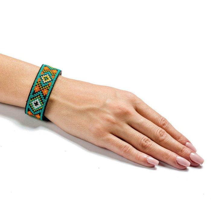 Bracelet Needlecraft Kit - Cross Stitch Kits on Leather Wonderland Crafts Bracelet Kits - HobbyJobby