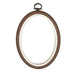 Brown Embroidery Hoop - Oval Nurge Flexible Hoop Hoops - HobbyJobby