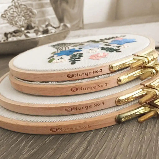 Cross Stitch Hoops, Nurge Beech Embroidery Hoops Hoops - HobbyJobby