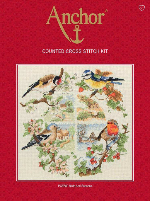 Cross Stitch Kit Anchor - Birds and Seasons Cross Stitch Kits - HobbyJobby