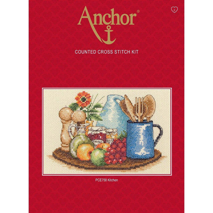 Cross Stitch Kit Anchor - Kitchen Cross Stitch Kits - HobbyJobby