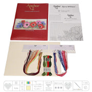 Cross Stitch Kit Anchor - Punch Card Flower Cross Stitch Kits - HobbyJobby