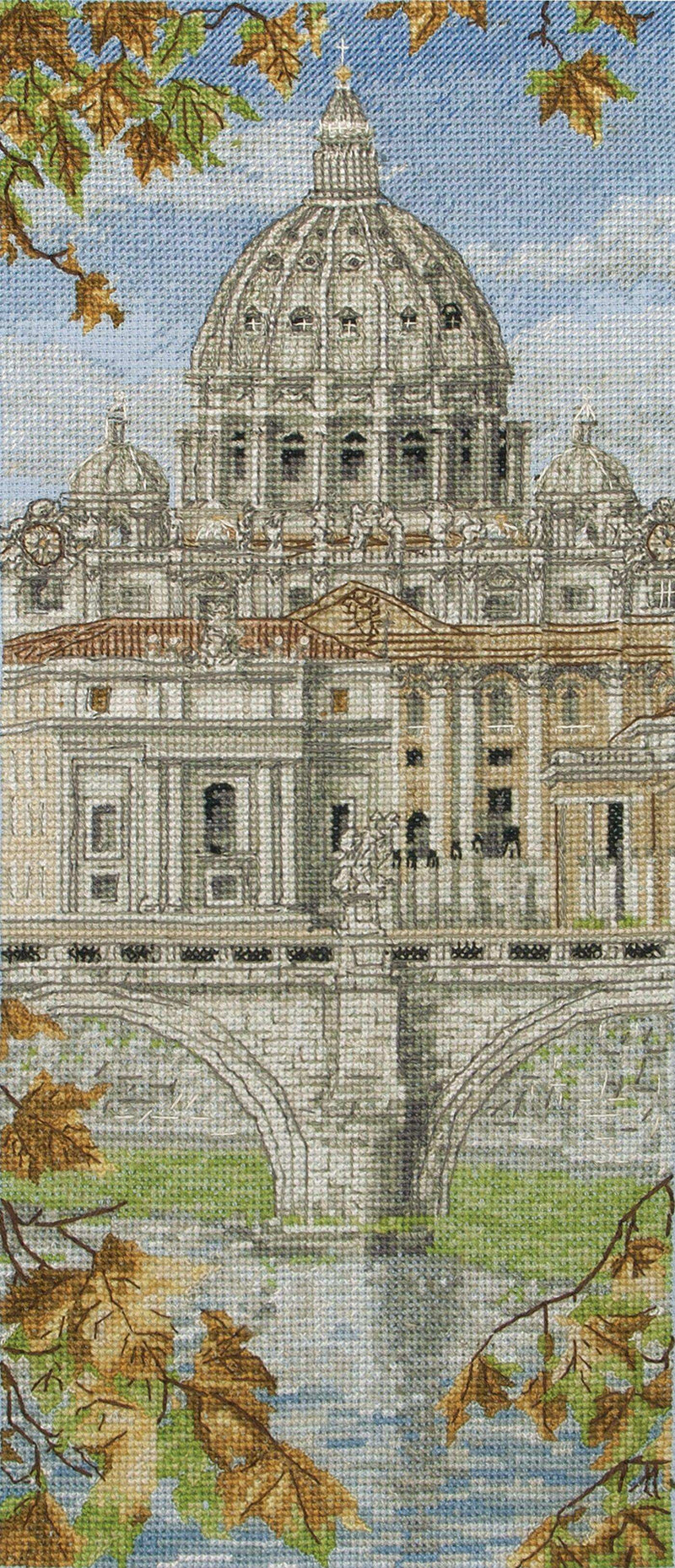 Cross Stitch Kit Anchor - St. Peter's Basilica Cross Stitch Kits - HobbyJobby