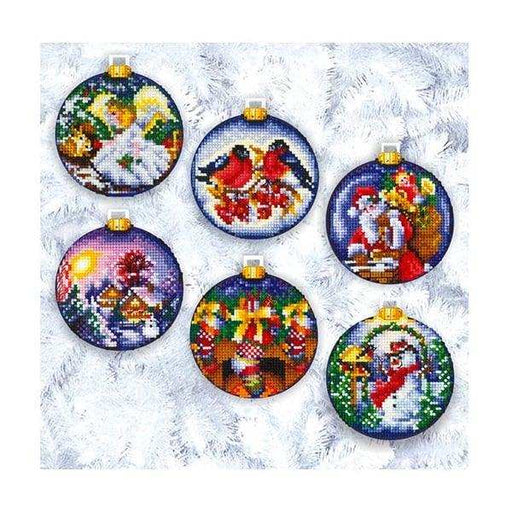 Cross Stitch Kit Andriana - CHRISTMAS BALLS, H-18 Andriana Cross Stitch Toys - HobbyJobby