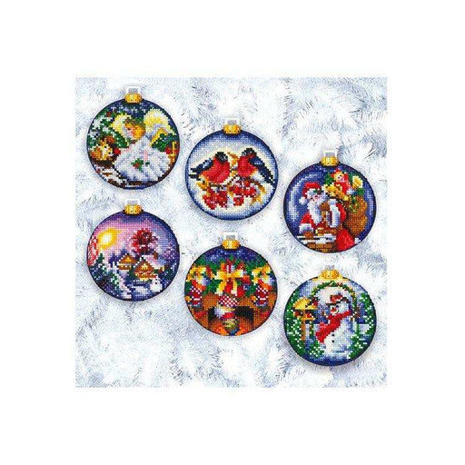 Cross Stitch Kit Andriana - Christmas balls, N-18 Andriana Cross Stitch Toys - HobbyJobby