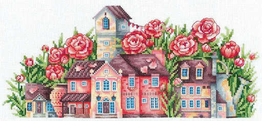 Cross Stitch Kit Andriana - Country of Peonies, C-54 Andriana Cross Stitch Kits - HobbyJobby