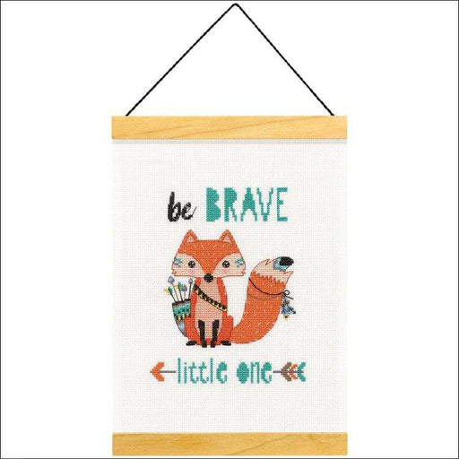 Cross Stitch Kit Dimensions - Be Brave Banner, D72-75663 Dimensions Cross Stitch Kits - HobbyJobby