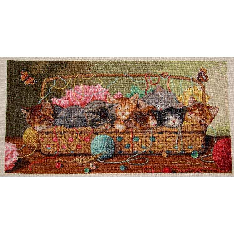 Cross Stitch Kit Dimensions - Kitty Litter, D35184 Dimensions Cross Stitch Kits - HobbyJobby