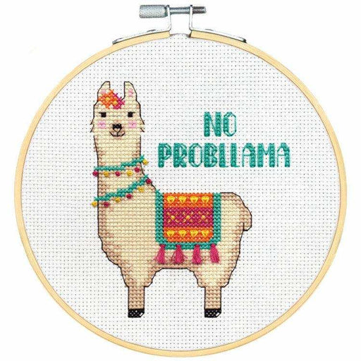 Cross Stitch Kit Dimensions - No Probllama, D72-76111 Dimensions Cross Stitch Kits - HobbyJobby