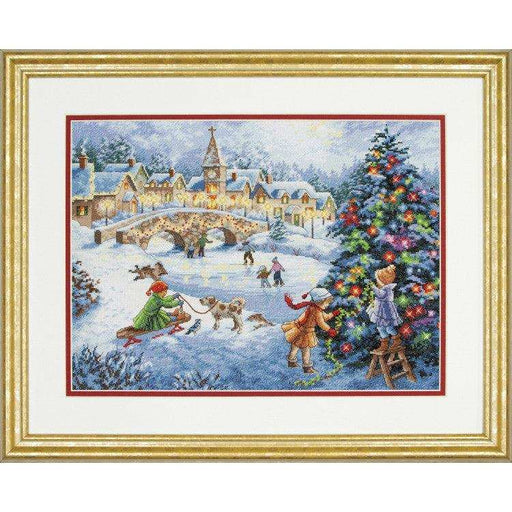 Cross Stitch Kit Dimensions - Winter Celebration, D70-08919 Dimensions Cross Stitch Kits - HobbyJobby
