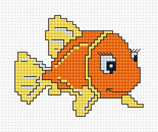 Cross Stitch Kit for Beginners - Luca-S Kids Embroidery Kit - HobbyJobby