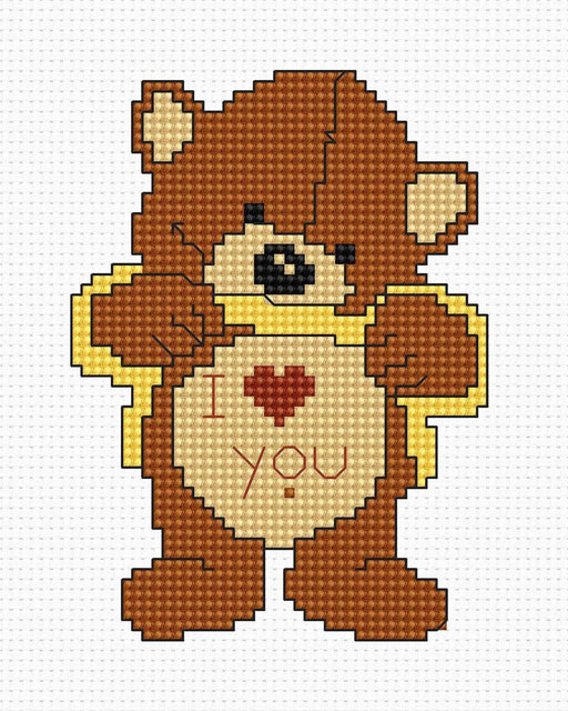Cross Stitch Kit for Beginners - Luca-S Kids Embroidery Kit - HobbyJobby