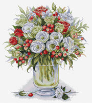 Cross Stitch Kit HobbyJobby - The Passion Bouquet HobbyJobby Cross Stitch Kits - HobbyJobby