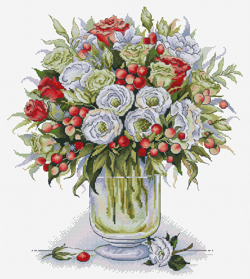 Cross Stitch Kit HobbyJobby - The Passion Bouquet HobbyJobby Cross Stitch Kits - HobbyJobby