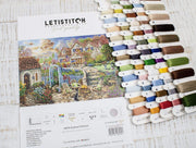 Cross Stitch Kit LetiStitch - Backyard Retreat - HobbyJobby