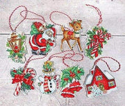 Cross Stitch Kit LetiStitch - Christmas Toys Kit nr.1 - HobbyJobby