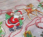 Cross Stitch Kit LetiStitch - Christmas Toys Kit nr.1 - HobbyJobby
