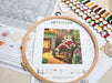 Cross Stitch Kit LetiStitch - Santa's rest by the chimney Cross Stitch Kits - HobbyJobby